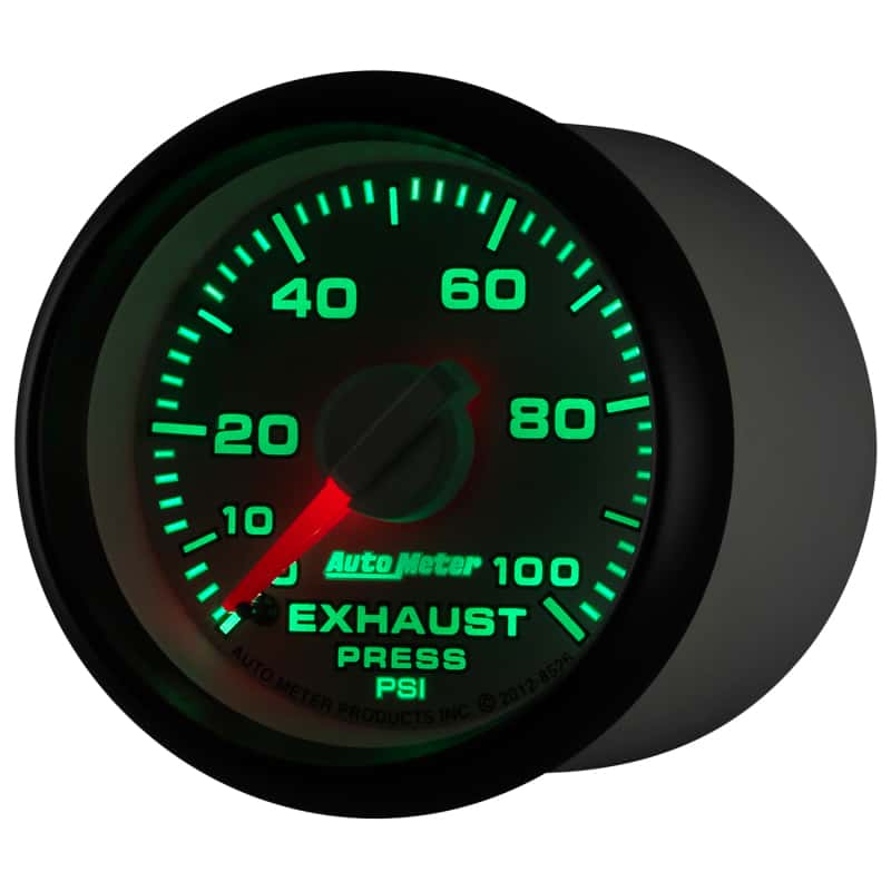 AutoMeter — Autometer Factory Match 52.4mm Mechanical 0-100 PSI Exhaust (Drive) Pressure Gauge
2-1/16" EXHAUST PRES - view 9