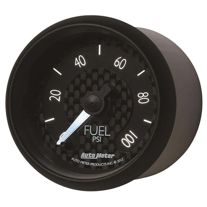 AutoMeter — Autometer GT Series 52mm Full Sweep Electronic 0-100 PSI Fuel Pressure Gauge
2-1/16" FUEL PRESS, - view 4