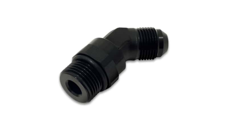 Vibrant — Vibrant -12AN Male to Male -12AN Straight Cut 45 Degree Adapter Fitting - Anodized Black
-12AN-12ORBMale45Deg - view 1