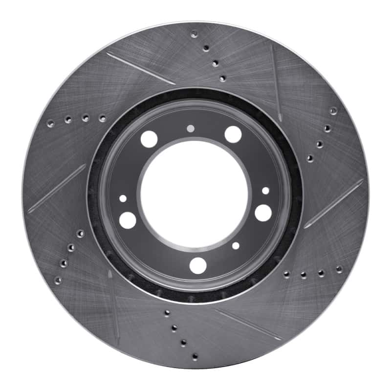 R1 Concepts — R1 97-04 Porsche Boxster Front Left Drilled & Slotted Silver Brake Rotor
R1 Brake Rotor Drill - view 5