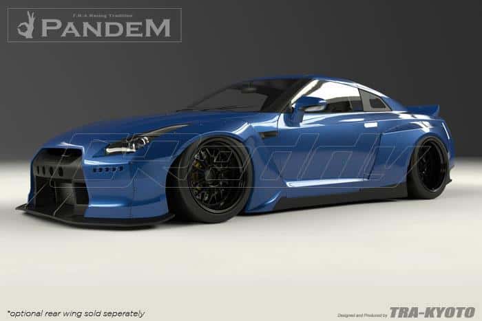 GReddy — GReddy Nissan GTR R35 Version 2 Pandem X Rocket Bunny Rear Under Diffuser - view 1