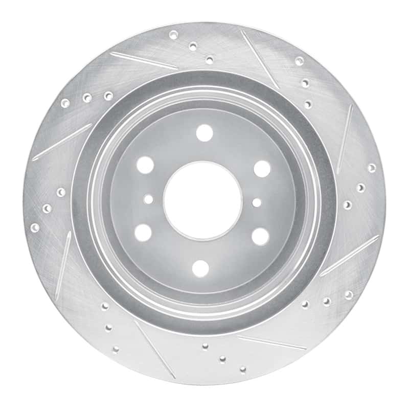 R1 Concepts — R1 07-20 Cadillac Escalade EXT Rear Left Drilled & Slotted Silver Brake Rotor
R1 Brake Rotor Drill - view 5