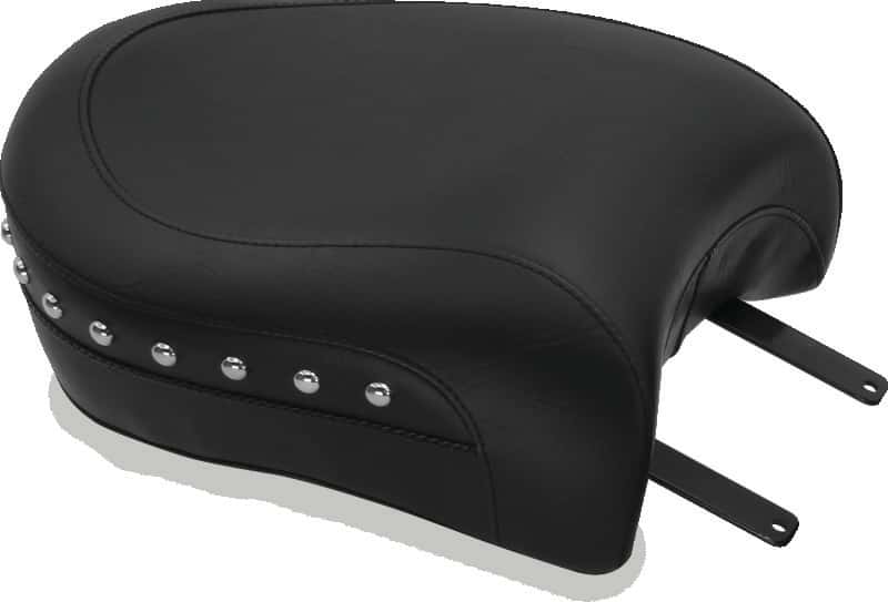 Mustang Motorcycle — Mustang 14-21 Indian Chieftain, Chief, Dark Horse, Vintage Standard Tour Pass Seat w/Studs - Black - view 2