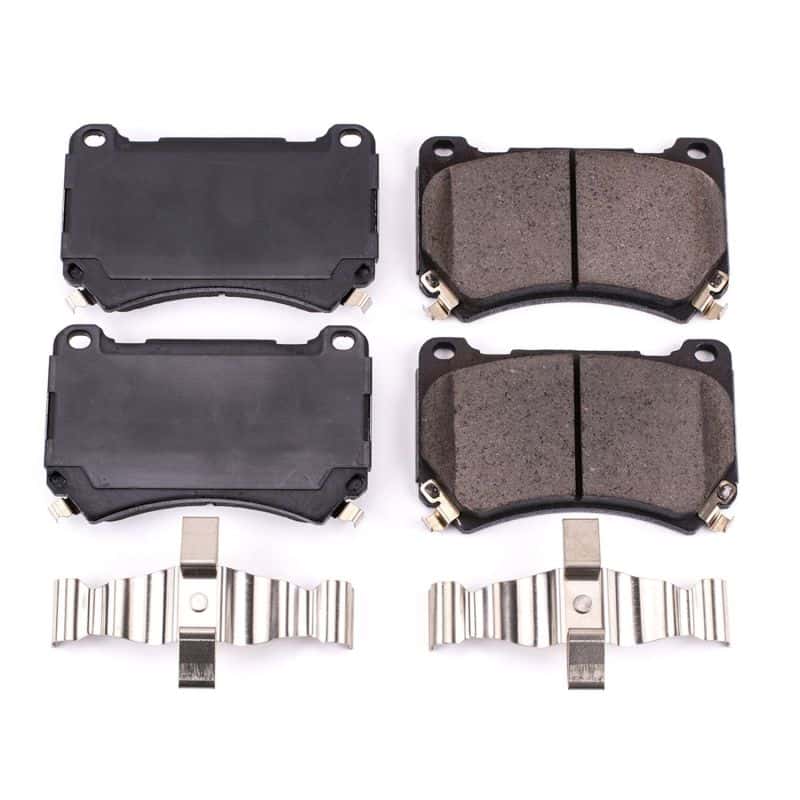 PowerStop — Power Stop 2011 Hyundai Equus Front Z17 Evolution Ceramic Brake Pads w/Hardware
Z17 Brake Pads - view 1