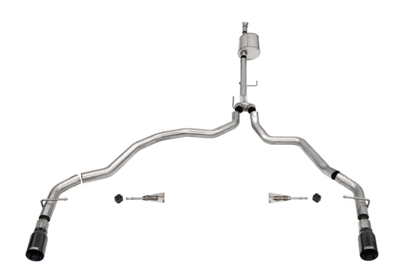 CORSA Performance — Corsa 2021-2025 Ford F-150 SuperCab/6.5in Bed 5.0L V8 Sport Cat-Back Dual Rear Exit-Black PVD
Exhaust - view 2