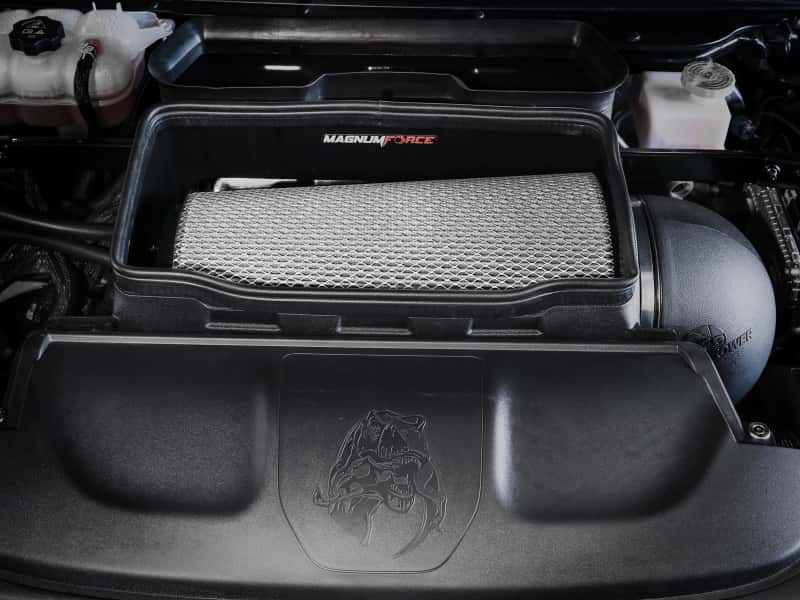 aFe — aFe 21-23 RAM 1500 TRX V8-6.2L SC Magnum FORCE Stage2 Cold Air Intake System w/Pro DRY S
Magnum FORCE Intake - view 8