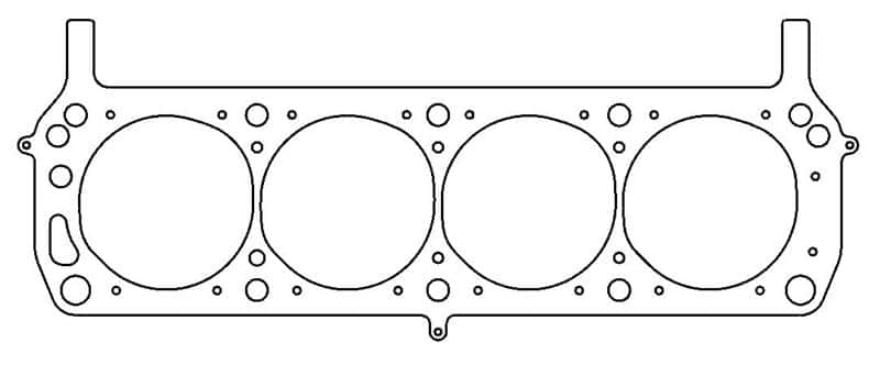 Cometic Gasket — Cometic Ford 302/351 SVO 106.17mm Bore .051in MLS Left Side Head Gasket
Cylinder Head Gasket - view 1