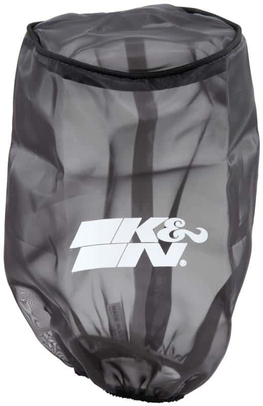 K&N Engineering — K&N Universal Round Tapered Filter Wrap - Black - 6in Base ID x 4.625in Top ID x 9in Height - view 5