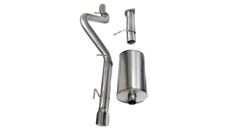 CORSA Performance — Corsa 2006-2008 Chevrolet Trailblazer SS 6.0L V8 Polished Sport Cat-Back Exhaust
Exhaust - view 1