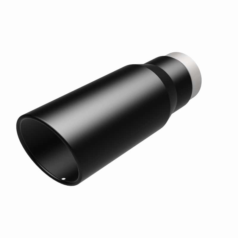 Magnaflow — MagnaFlow Tip Stainless Black Coated Single Wall Round Single Outlet 5in Dia 3.5in Inlet 14.5in L
Stainless Steel
Exhaust Tip - view 25