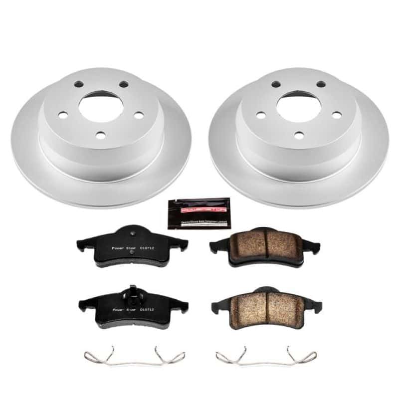 PowerStop — Power Stop 99-04 Jeep Grand Cherokee Rear Z17 Evolution Geomet Coated Brake Kit - view 1