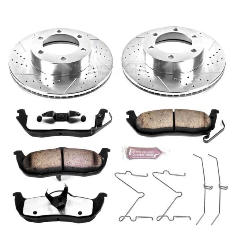 PowerStop — Power Stop 01-02 Toyota Sequoia Front Z36 Truck & Tow Brake Kit - view 1