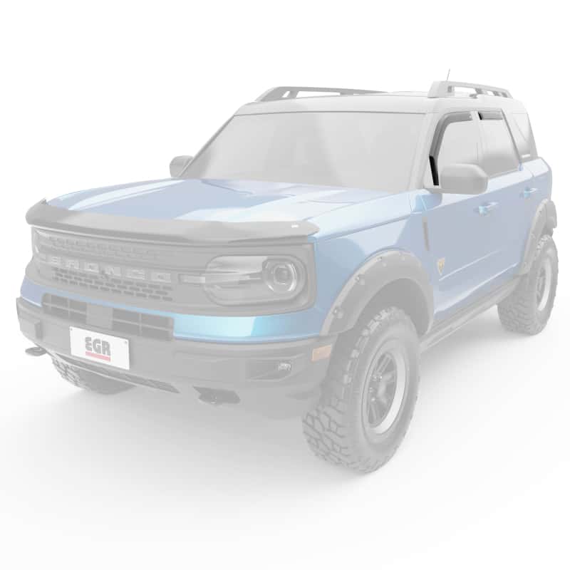EGR — EGR 21-22 Ford Bronco Sport 4 Door In-Channel Window Visors - Dark Smoked (573561)
IN CHANNEL SMOKE 4P
573561-IC4-S - view 3