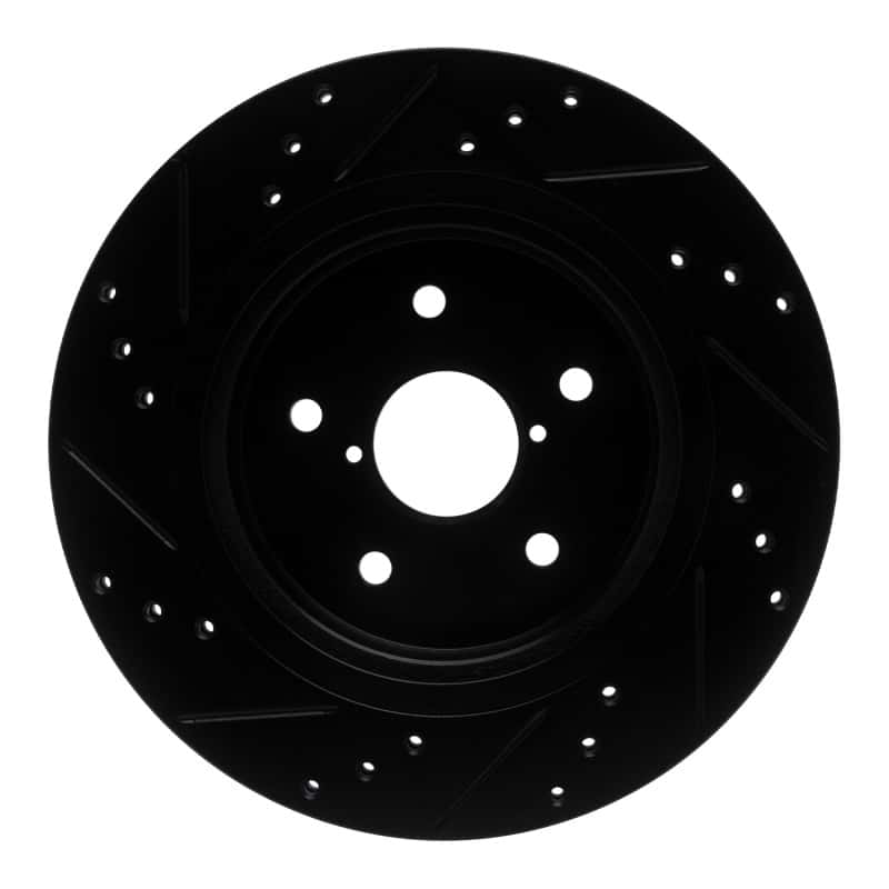 R1 Concepts — R1 15-25 Subaru Outback Rear Right Drilled & Slotted Black Brake Rotor
R1 Brake Rotor Drill - view 5