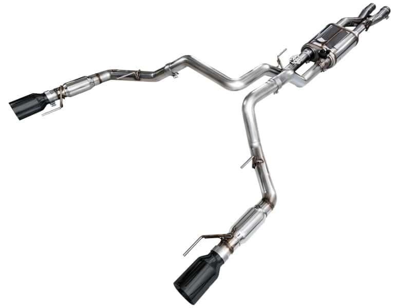 AWE Tuning — AWE Gen 3 Ford Raptor SwitchPath Exhaust  - Diamond Black Tips
SwitchPath Exhaust - view 2