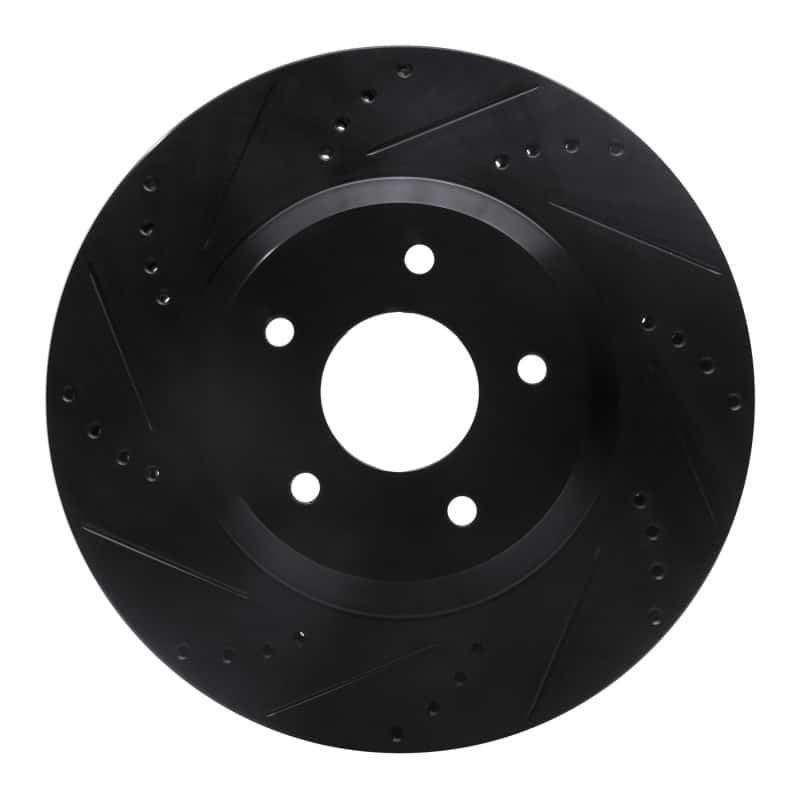 R1 Concepts — R1 88-96 Chevrolet Corvette Right Front Drilled & Slotted Black Brake Rotor
R1 Brake Rotor Drill - view 1