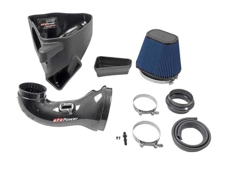 aFe — aFe 17-12 Chevrolet Camaro ZL1 (6.2L-V8) Track Series Carbon Fiber CAI System w/ Pro 5R Filters
Track Series Intake  - view 2