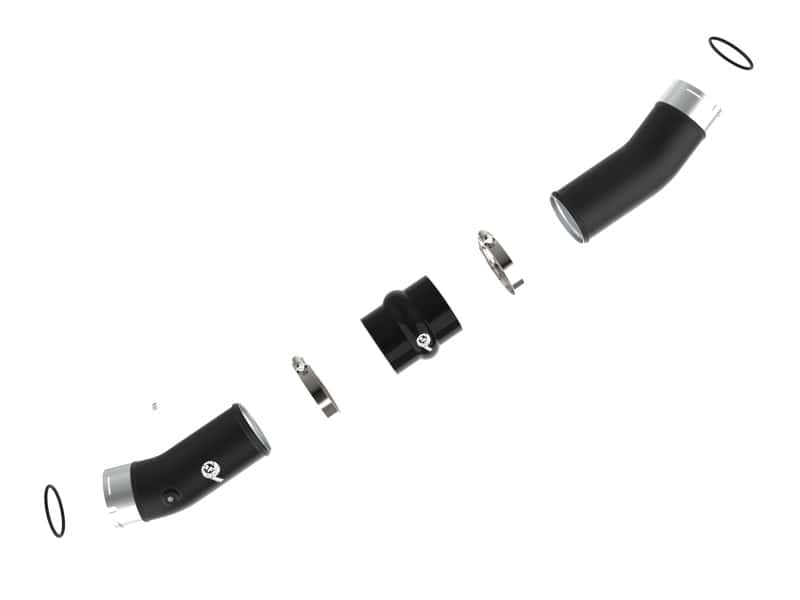 aFe — aFe 2024 Toyota Tacoma L4 2.4L (t) BladeRunner 3in Aluminum Cold Charge Pipe
Cold Charge Pipe - view 2