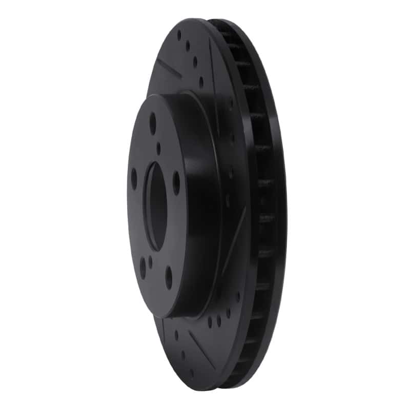 R1 Concepts — R1 91-95 Toyota MR2 Front Right Drilled & Slotted Black Brake Rotor
R1 Brake Rotor Drill - view 2
