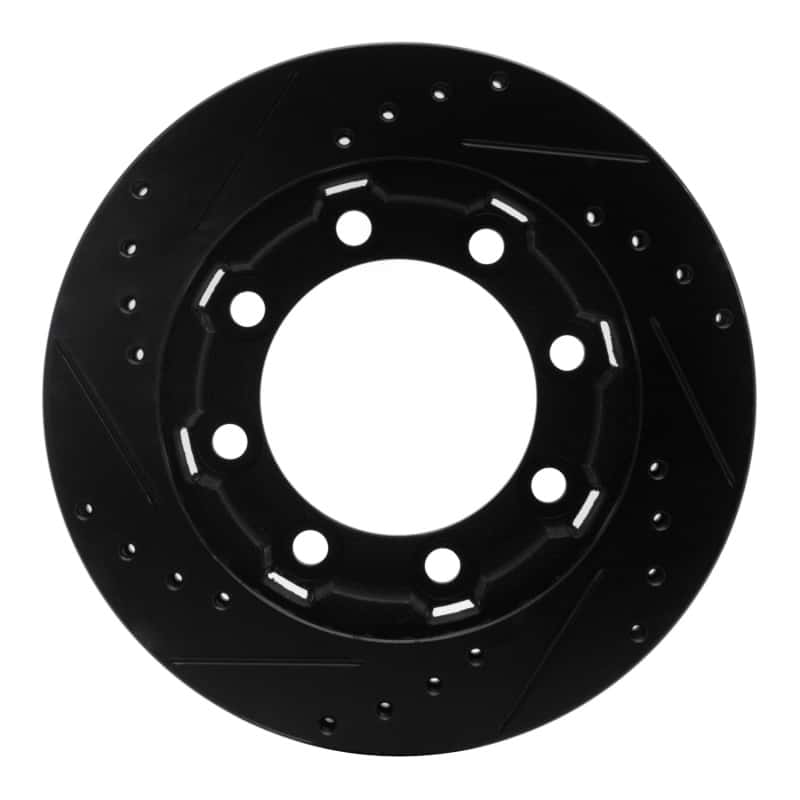 R1 Concepts — R1 71-91 Chevrolet P30 Van Front Right Drilled & Slotted Black Brake Rotor
R1 Brake Rotor Drill - view 5
