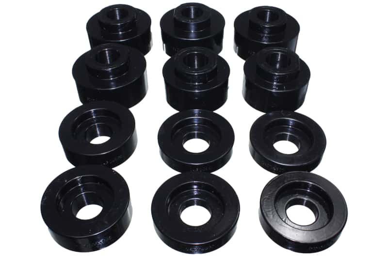 Energy Suspension — Energy Suspension 08-16 Ford F-250/F-350/F-450/F-550 Super Duty STD/Super Cab Black Body Mount Set
BodyMntBshKt - view 2
