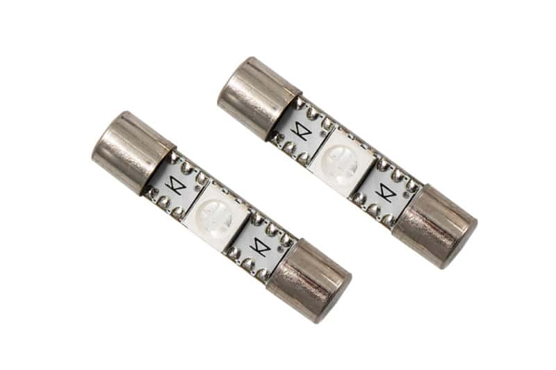 Diode Dynamics — Diode Dynamics 28mm SMF1 LED Bulb - Green (Pair) - view 1