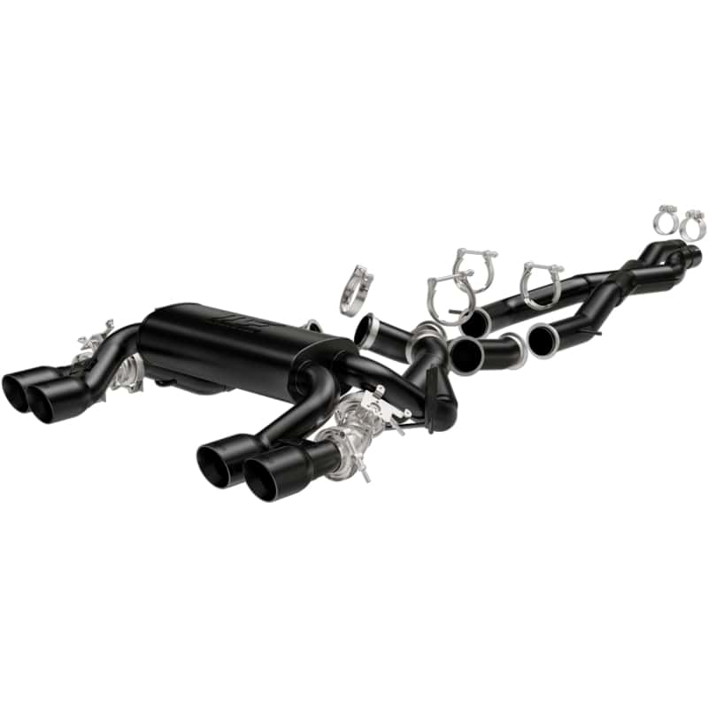 Magnaflow — MagnaFlow 15 BMW M3/M4 L6 3.0L SS Cat-Back Perf. Sport Quad Split Rear Exit Exht - 3.5in Black Tips
Cat-Back - view 2