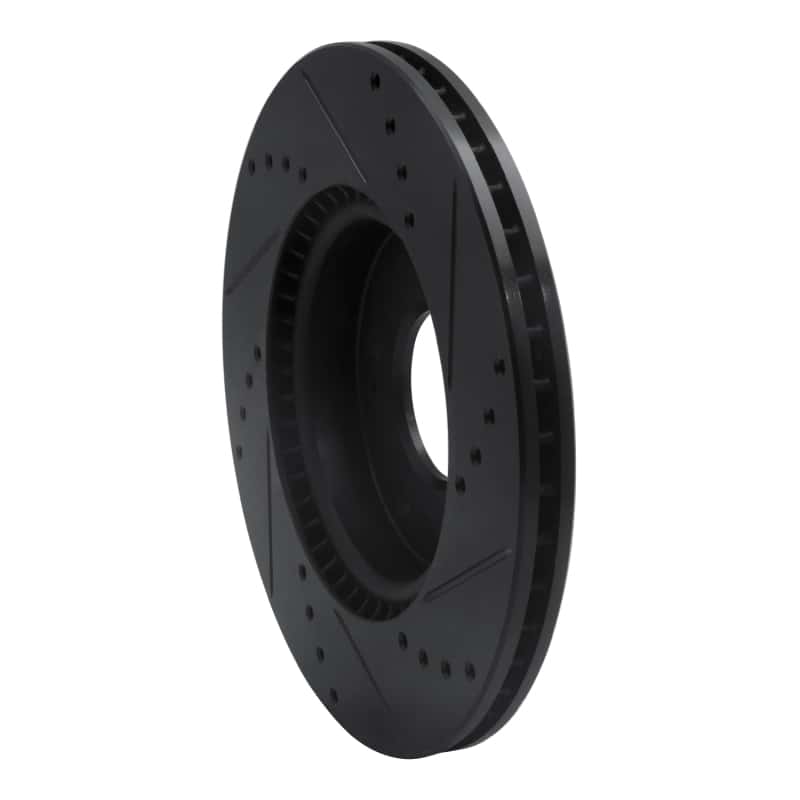 R1 Concepts — R1 17-22 Hyundai Ioniq Front Left Drilled & Slotted Black Brake Rotor
R1 Brake Rotor Drill - view 4