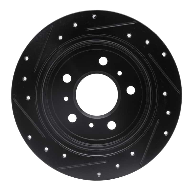 R1 Concepts — R1 06-10 Buick LaCrosse Rear Right Drilled & Slotted Black Brake Rotor
R1 Brake Rotor Drill - view 5