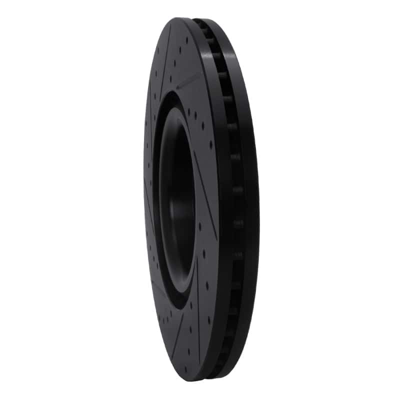 R1 Concepts — R1 04-09 Audi S4 Front Right Drilled & Slotted Black Brake Rotor
R1 Brake Rotor Drill - view 4
