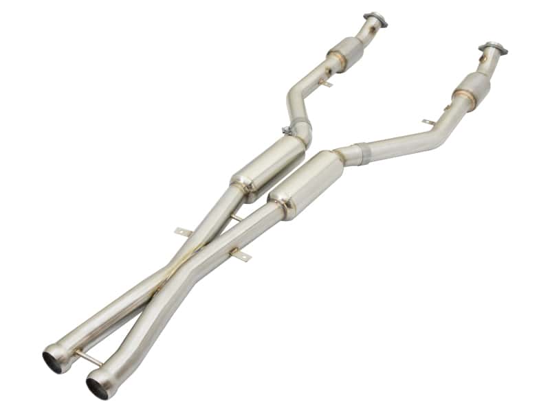 aFe — AFE 08-13 BMW(E90/92/93) MACH Force XP 304 Stainless Steel V8 4.0L w/ Cat & Resonator
MACHForce-Xp Exhaust - view 1