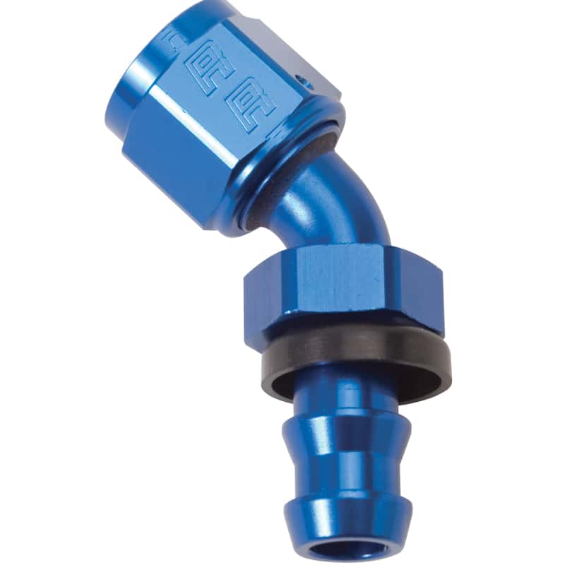 Russell — Russell Performance -4 AN Twist-Lok 45 Degree Hose End (Blue)
Hose Fitting - view 2