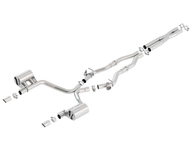 Borla — Borla 2017 Dodge Charger R/T 5.7L ATAK Catback Exhaust w/o Tips (w/MDS Valves ONLY)
Cat-Back System - view 2