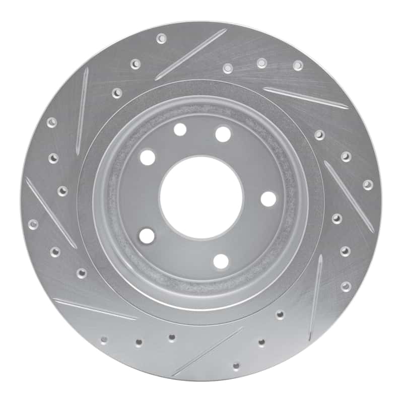 R1 Concepts — R1 1995-2006 Jaguar XJS Rear Right Drilled & Slotted Silver Brake Rotor
R1 Brake Rotor Drill - view 5