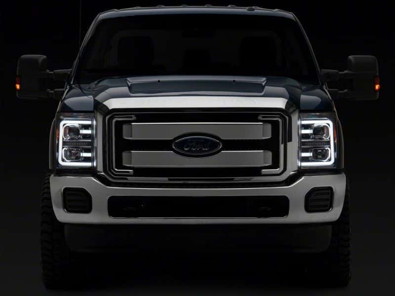 Raxiom — Raxiom 11-16 Ford F-250 Super Duty LED Projector Headlights - Chrome Housing (Clear Lens)
Headlights - view 7
