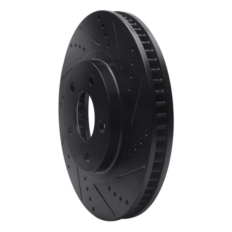 R1 Concepts — R1 97-05 Buick Riviera Front Right Drilled & Slotted Black Brake Rotor
R1 Brake Rotor Drill - view 2