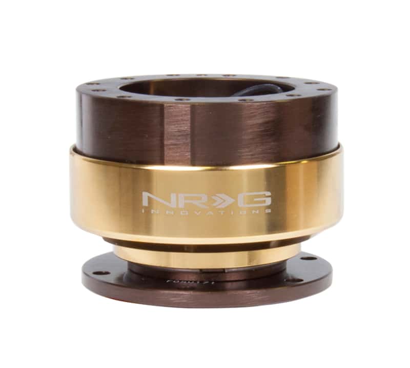 NRG — NRG Quick Release Gen 2.0 - Bronze Body / Chrome Gold Ring - view 3