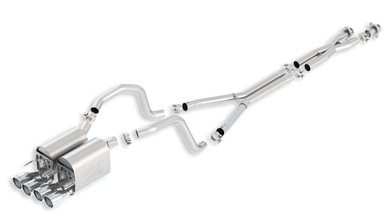 Borla — Borla 05-08 Chevrolet Corvette Coupe/Convertible 2dr 6.2L 8cyl AT/MT 6spd ATAK SS Catback Exhaust
Cat-Back System
ExhstSysKt - view 2