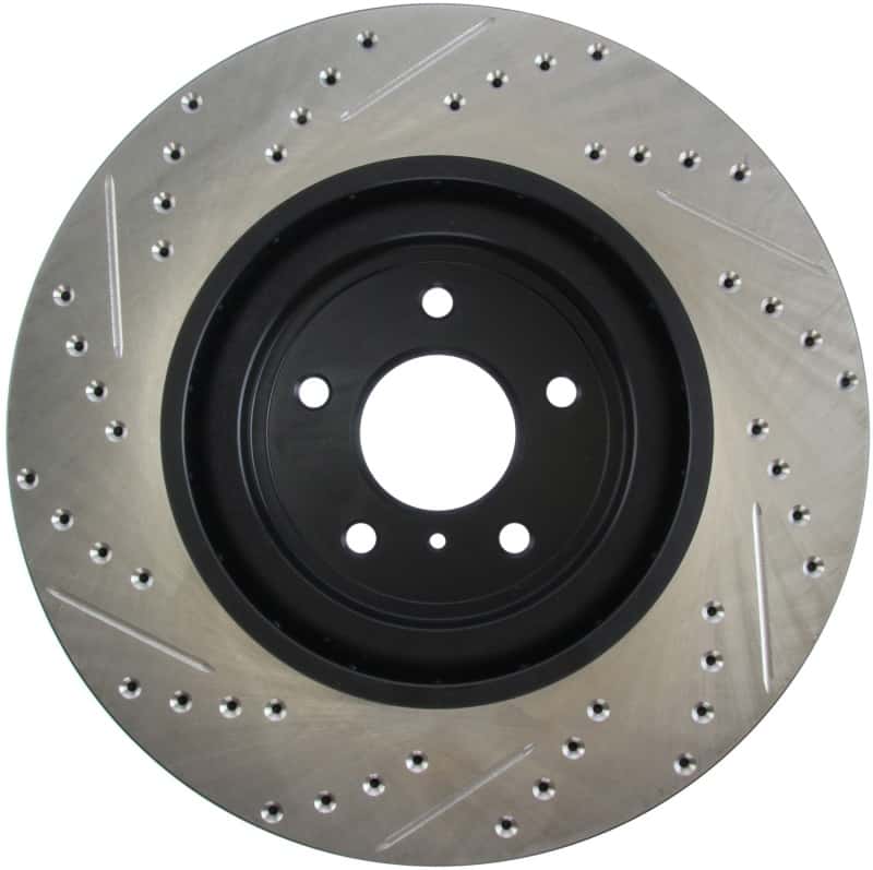 Stoptech — StopTech Infiniti G37 / Nissan 370Z SportStop Slotted & Drilled Front Left Rotor
Slot/Drill Rotor - view 3