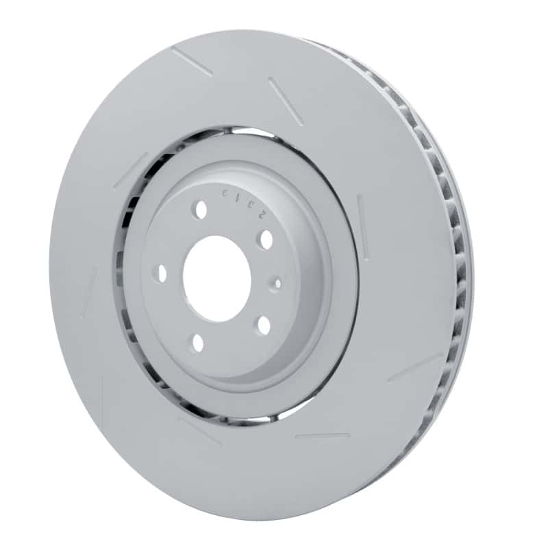 DFC — DFC 17-18 Porsche Macan Right Front Slotted Hi-Carbon Alloy Geomet Coated Rotor - view 2
