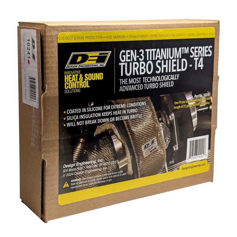 DEI — DEI Gen-3 Turbo Shield T4 - Shield Only - Titanium
TChrgrHeatShield - view 6