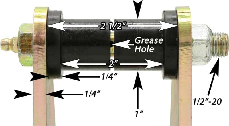 RockJock — RockJock 76-86 CJ HD Leaf Spring Shackles Front w/ Urethane Bushings HD Greasable Bolts Pair
LeafSpShclKt - view 3