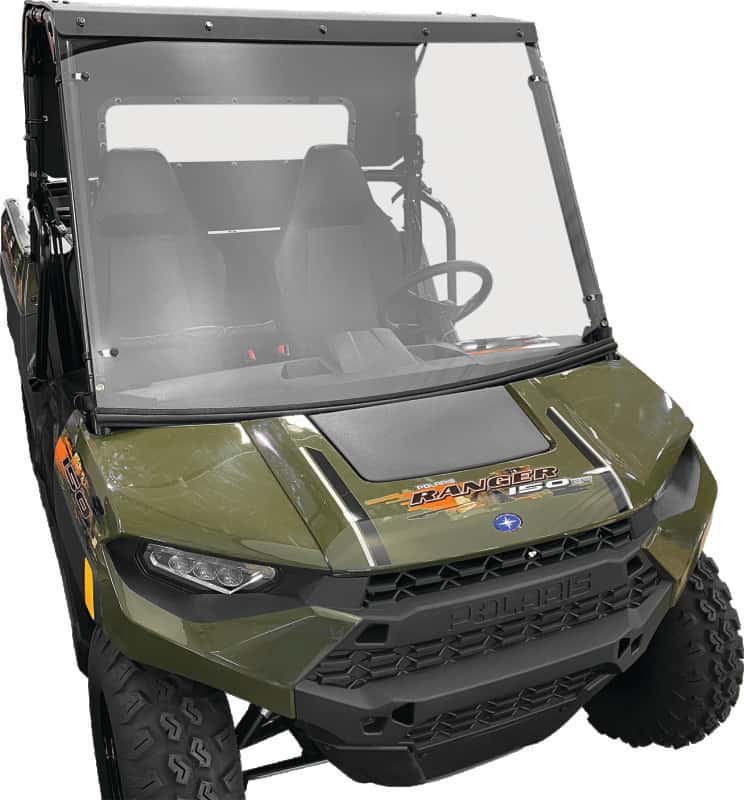 QuadBoss — QuadBoss 18-22 Polaris Ranger 150 EFI Roof Windshield & Rear Panel Kit - view 1