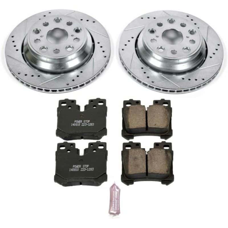 PowerStop — Power Stop 10-17 Lexus LS460 Rear Z23 Evolution Sport Brake Kit - view 1