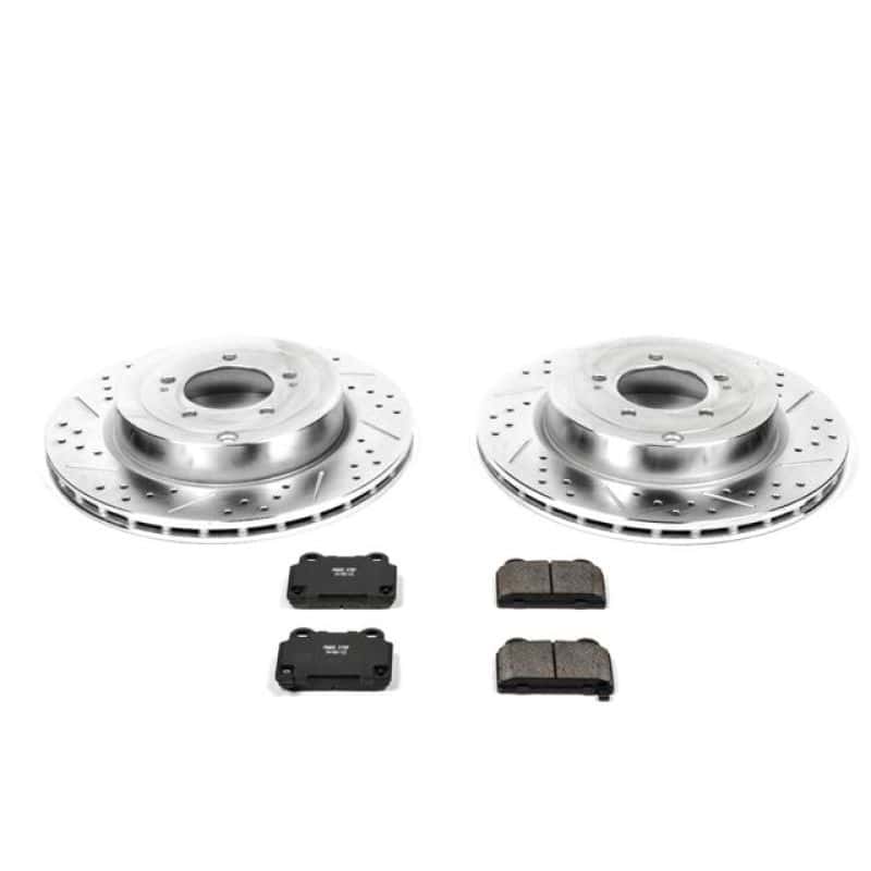 PowerStop — Power Stop 08-15 Mitsubishi Lancer Rear Z23 Evolution Sport Brake Kit - view 1