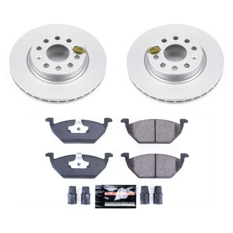 PowerStop — Power Stop 11-15 Volkswagen Jetta Front Z23 Evolution Sport Coated Brake Kit - view 1