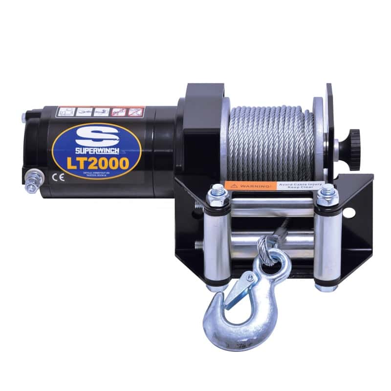 Superwinch — Superwinch 2000 LBS 12V DC 5/32in x 49ft Steel Rope LT2000 Winch
Winch - view 3