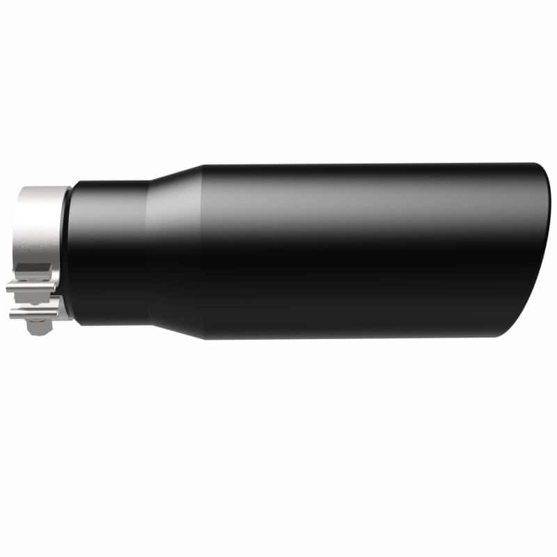 Magnaflow — MagnaFlow Tip Stainless Black Coated Single Wall Round Single Outlet 5in Dia 3.5in Inlet 14.5in L
Stainless Steel
Exhaust Tip - view 17