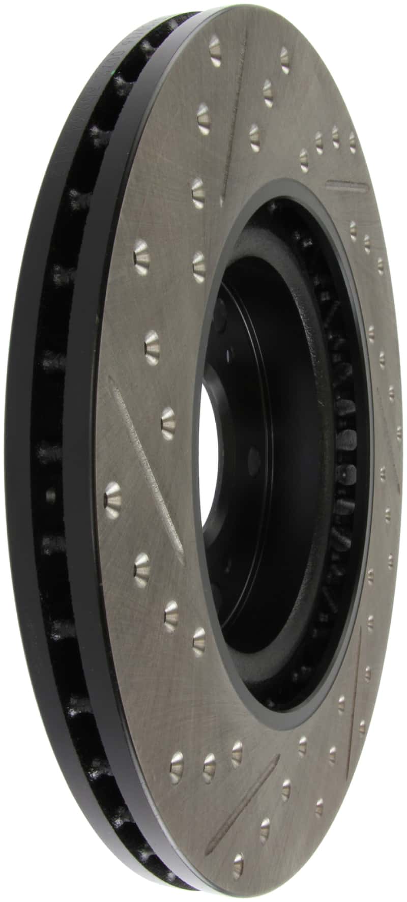 Stoptech — StopTech 02-06 Acura RSX Type S / 06-09 Honda Civic Si Slotted & Drilled Left Front Rotor
Disc Brake Rotor
Slot/Drill Rotor - view 1