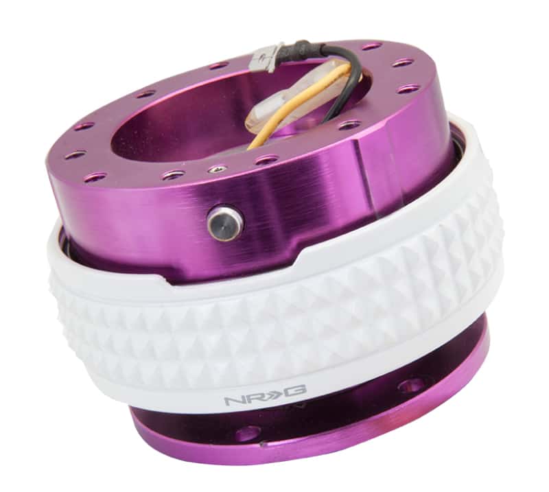 NRG — NRG Quick Release Kit - Pyramid Edition - Purple Body / Glow In The Dark Pyramid Ring - view 1